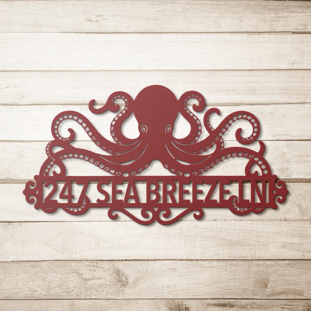 Custom_Metal_Octopus_Address_Sign_-_Pers_Red_Simple_Wood_BKGD_Mockup.png_15889098