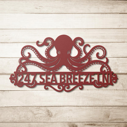 Custom_Metal_Octopus_Address_Sign_-_Pers_Red_Simple_Wood_BKGD_Mockup.png_15889098