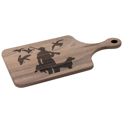Deer Hunter Hardwood Paddle Cutting Board