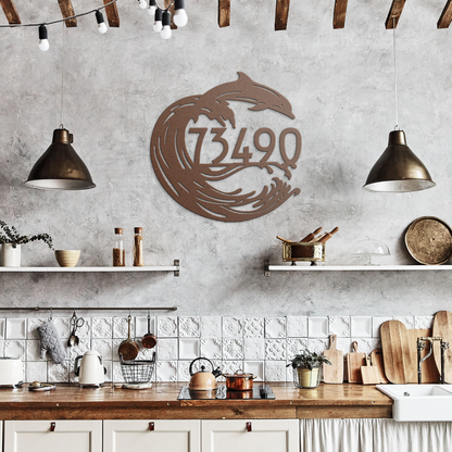 Dolphin_Joy_Address_Sign_Copper_Rustic_Kitchen_Mockup.png_15548960