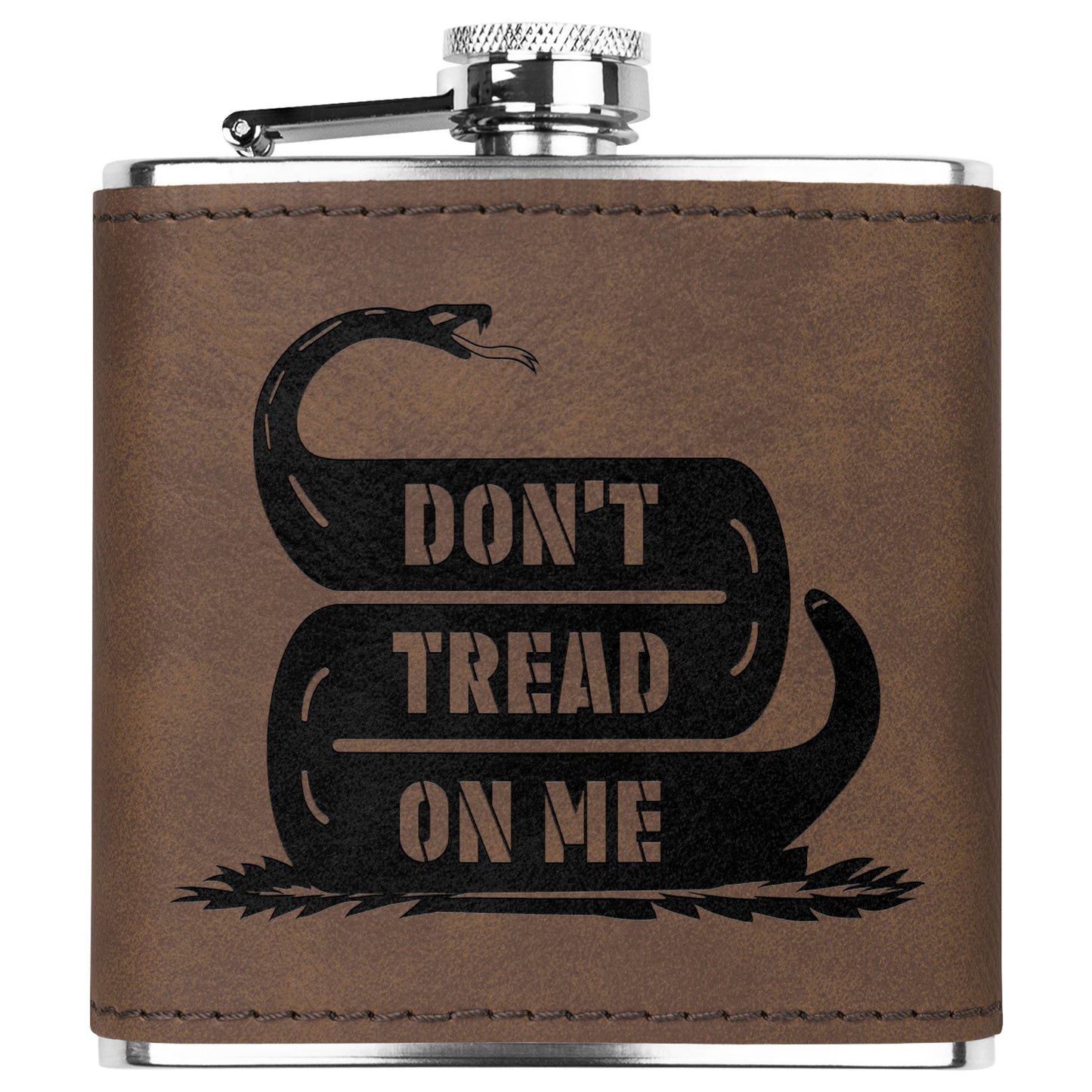Don't Tread On Me Stainless Steel Flask