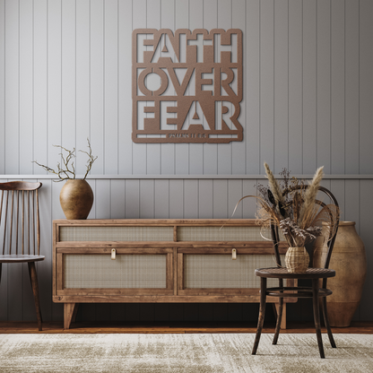 Faith_Over_Fear__Inspirational_Metal__Copper_Rustic_Hallway_Mockup.png