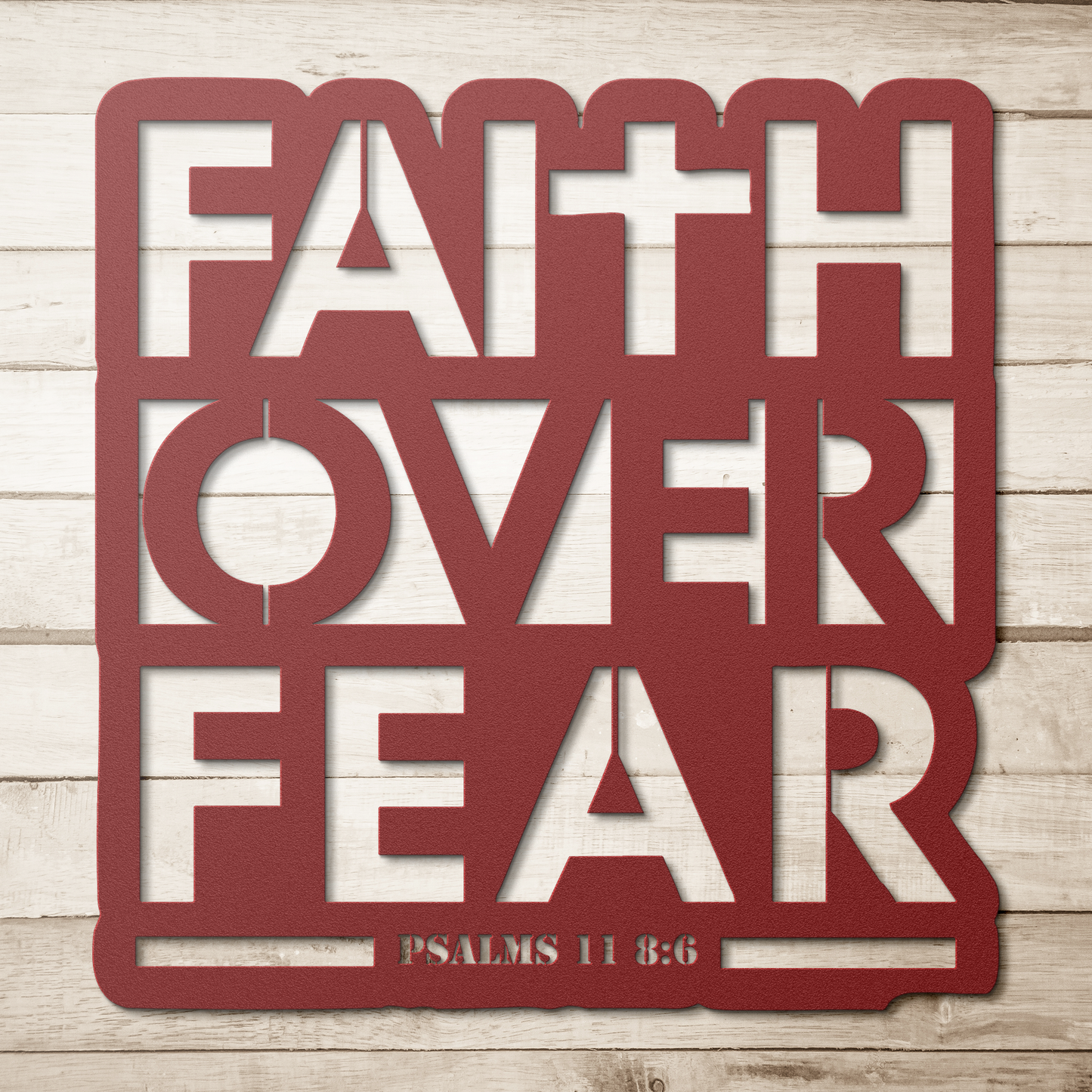 Faith_Over_Fear__Inspirational_Metal__Red_Simple_Wood_BKGD_Mockup.png