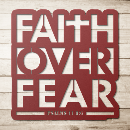 Faith_Over_Fear__Inspirational_Metal__Red_Simple_Wood_BKGD_Mockup.png