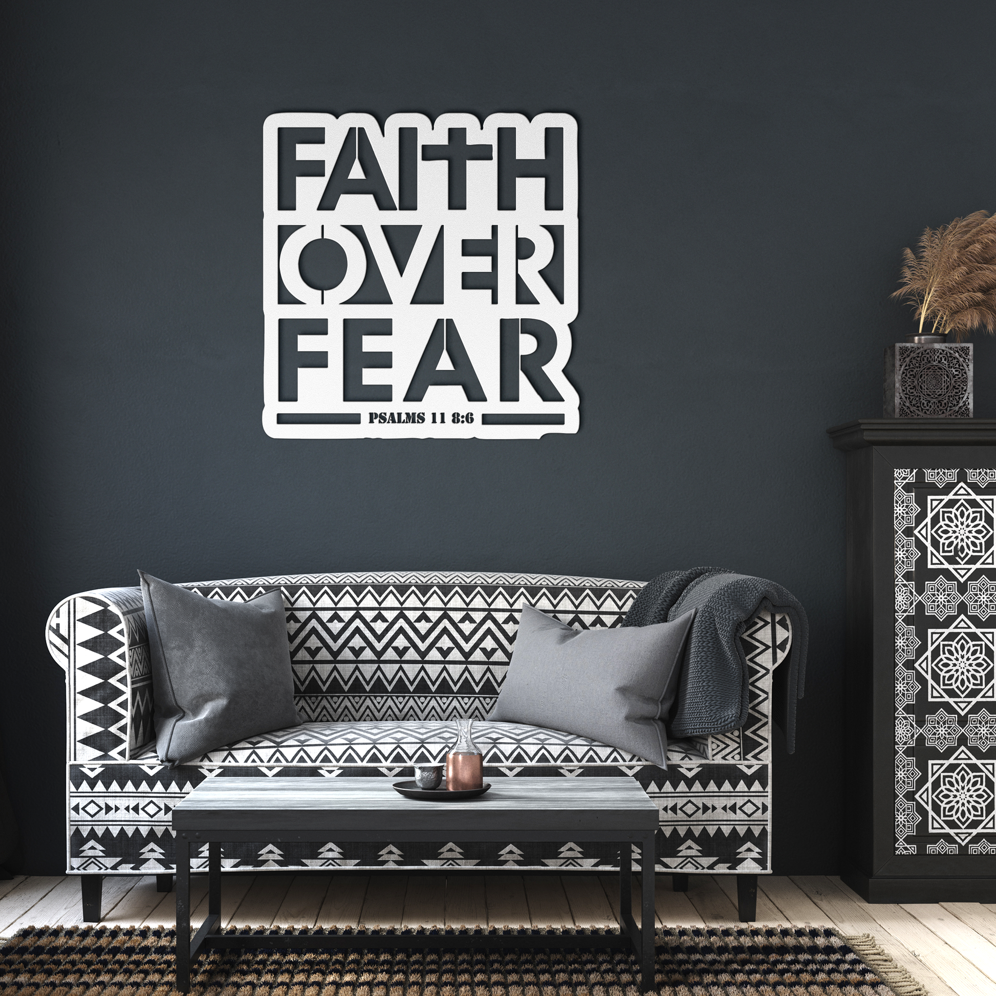 Faith_Over_Fear__Inspirational_Metal__White_Dark_Living_Room_Mockup.png