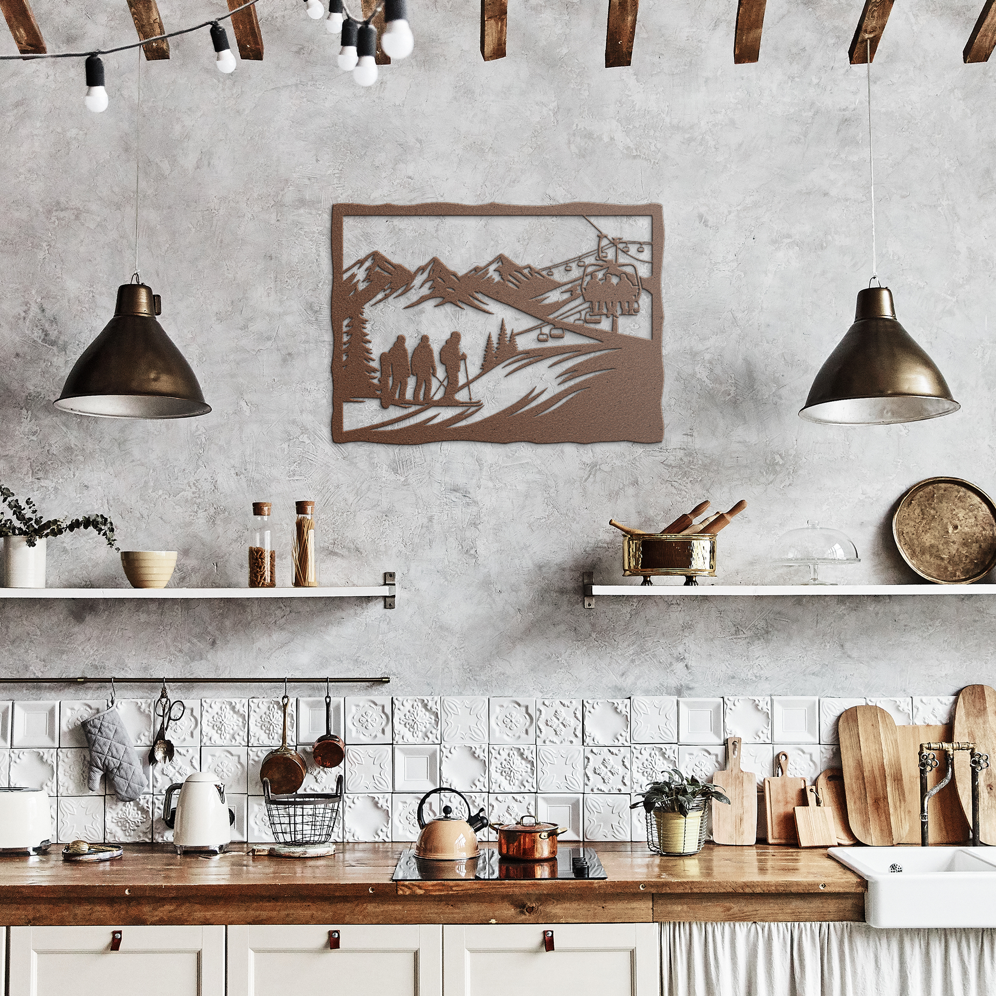 First_Run_of_the_Day_Metal_Wall_Art_Copper_Rustic_Kitchen_Mockup.png
