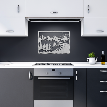 First_Run_of_the_Day_Metal_Wall_Art_Silver_Dark_Kitchen_Mockup.png