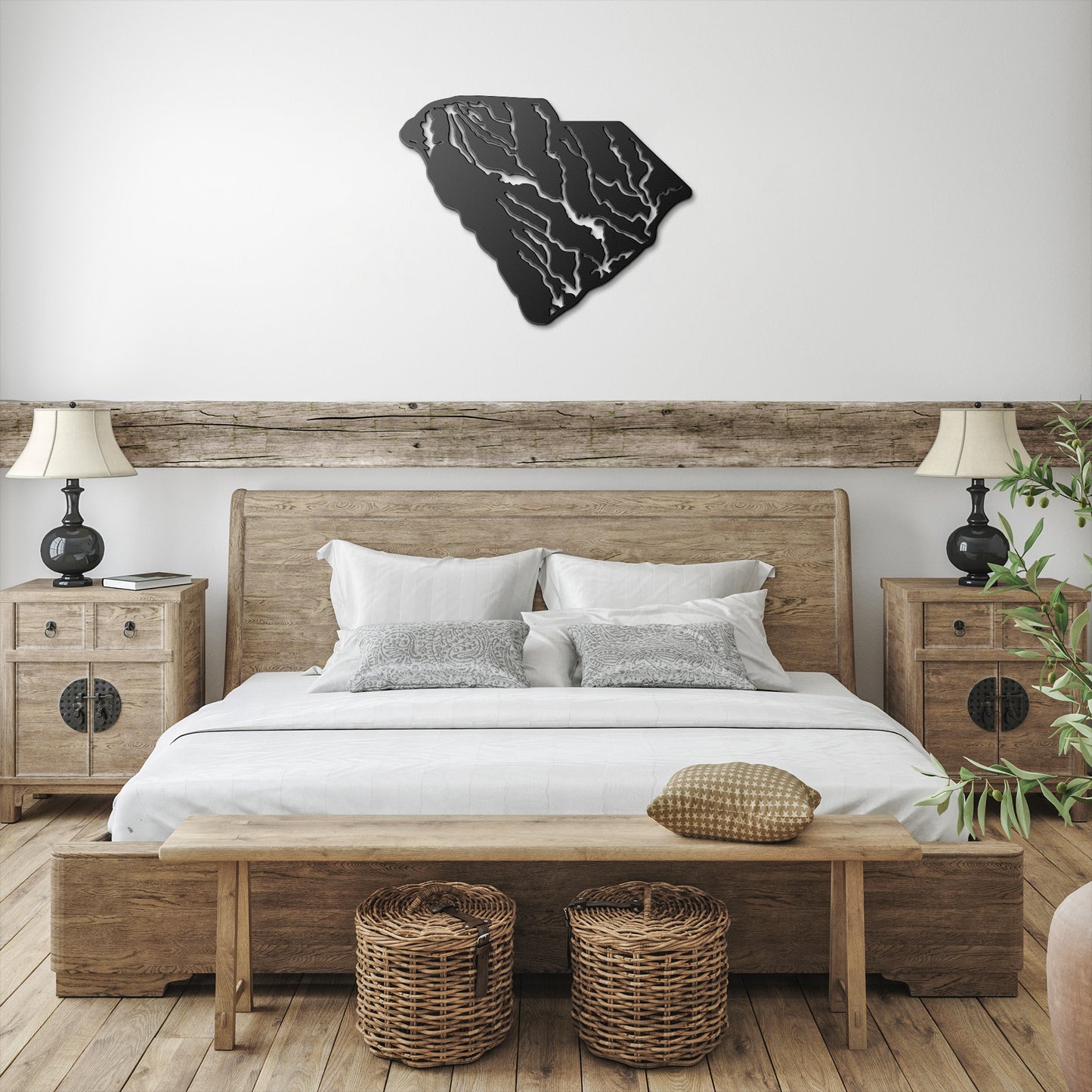 Hydrological_map_of_South_Carolina_Metal_Black_Farmhouse_Bedroom_Mockup.png