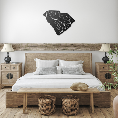 Hydrological_map_of_South_Carolina_Metal_Black_Farmhouse_Bedroom_Mockup.png