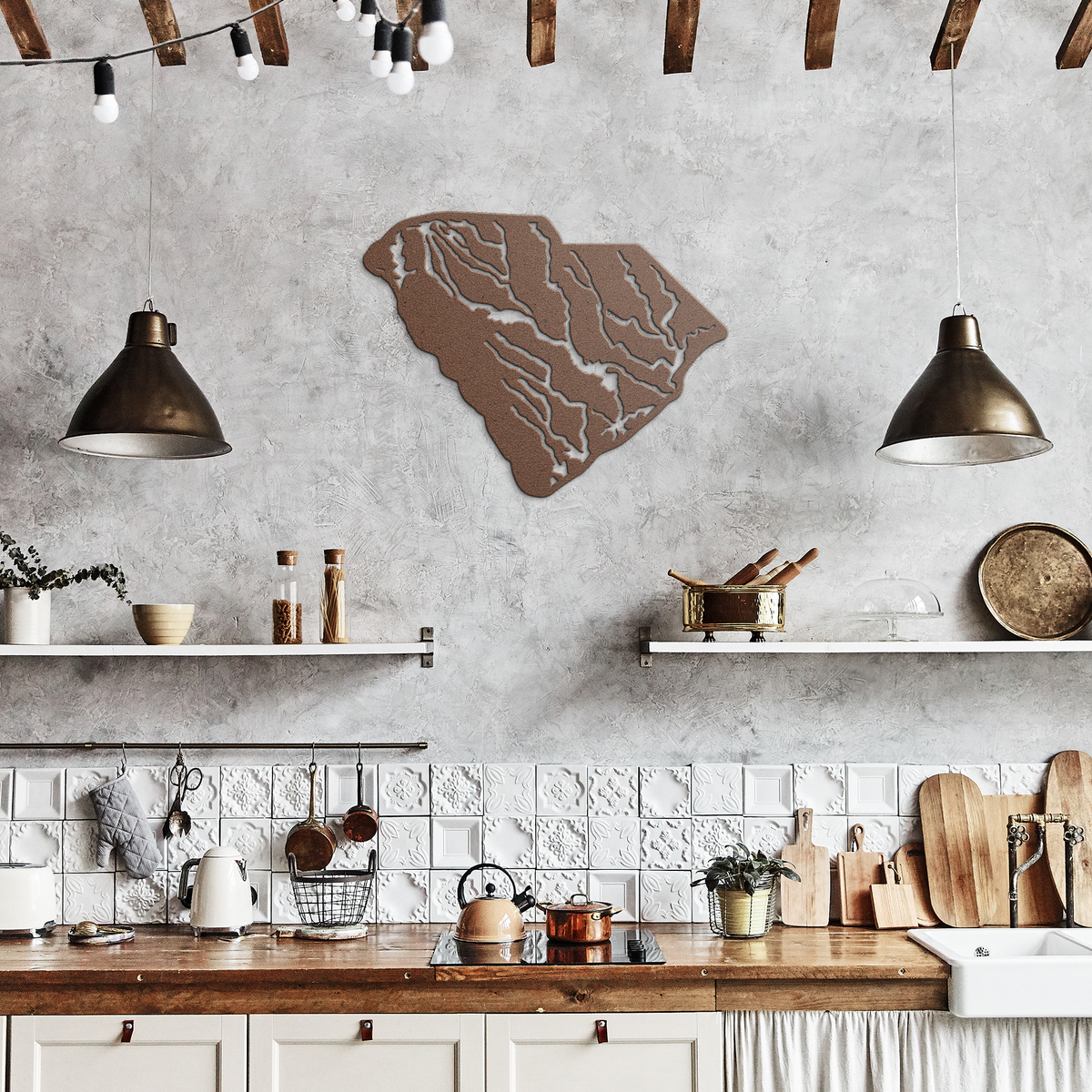 Hydrological_map_of_South_Carolina_Metal_Copper_Rustic_Kitchen_Mockup.png