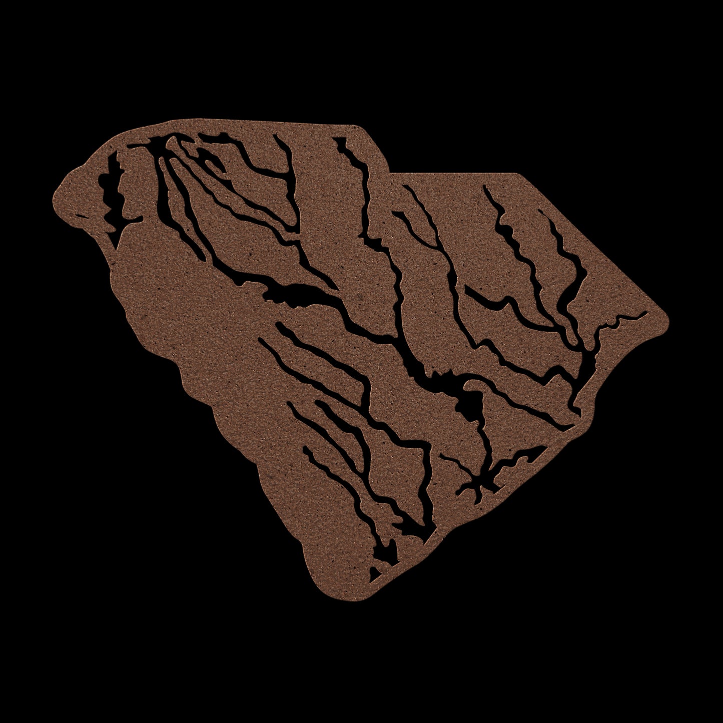Hydrological_map_of_South_Carolina_Metal_Copper_Transparent_Mockup.png