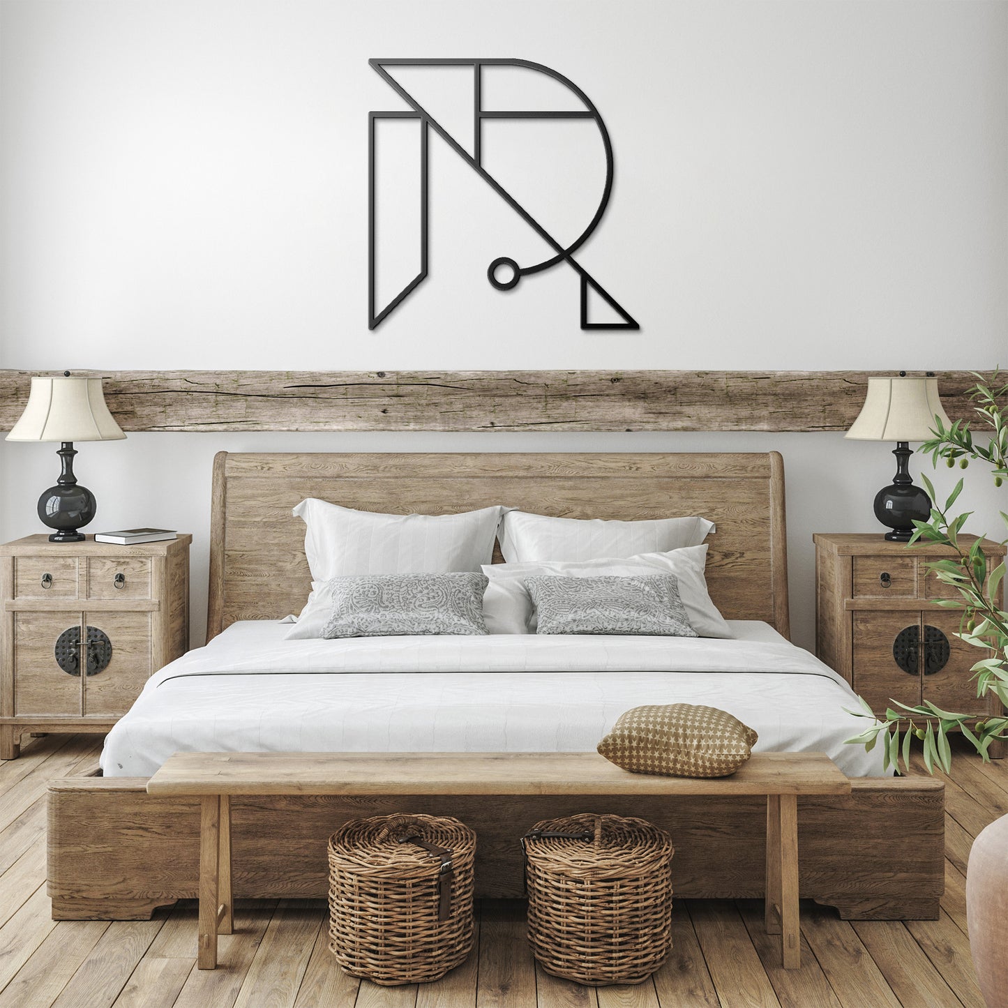 Letter R, Your Initial, Art Deco Letters, Monogram, Metal Signs, Rustic Sign, Wall Art, Wall Decor