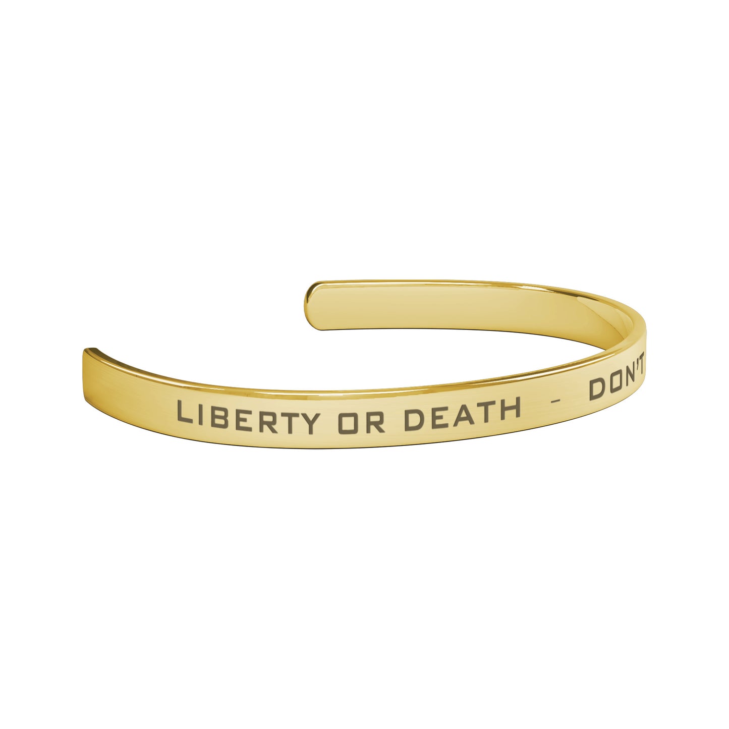 Personalizable Liberty or Death - Don't Tread On Me Cuff Bracelet