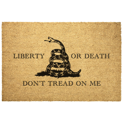 Liberty or Death Coir Welcome Doormat