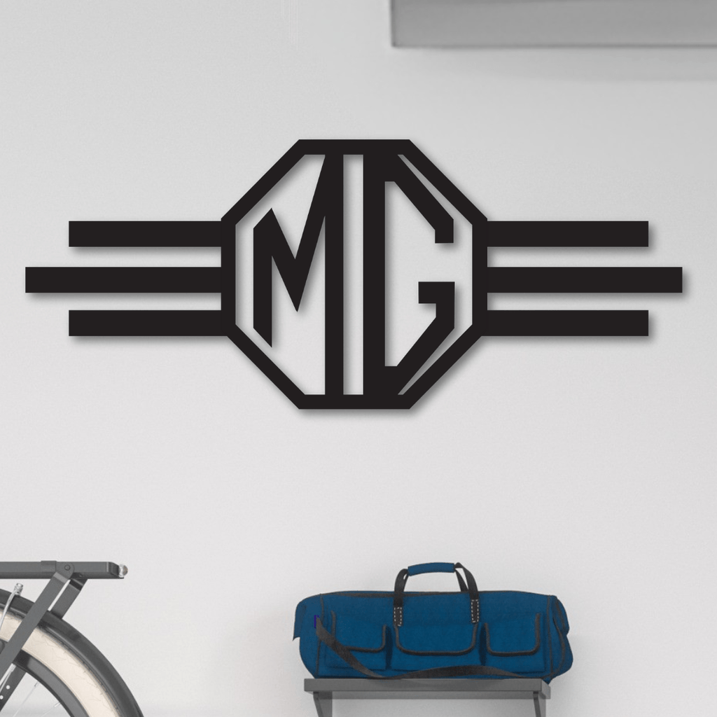 MG Logo 3 Lines Metal Wall Art - Country Proud USA