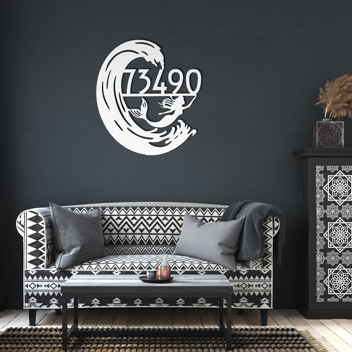Mermaid_Magic_Address_Sign_White_Dark_Living_Room_Mockup_15548922