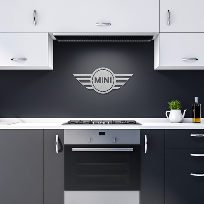 Mini_Cooper_Logo_Metal_Wall_Art_Silver_Dark_Kitchen_Mockup.png