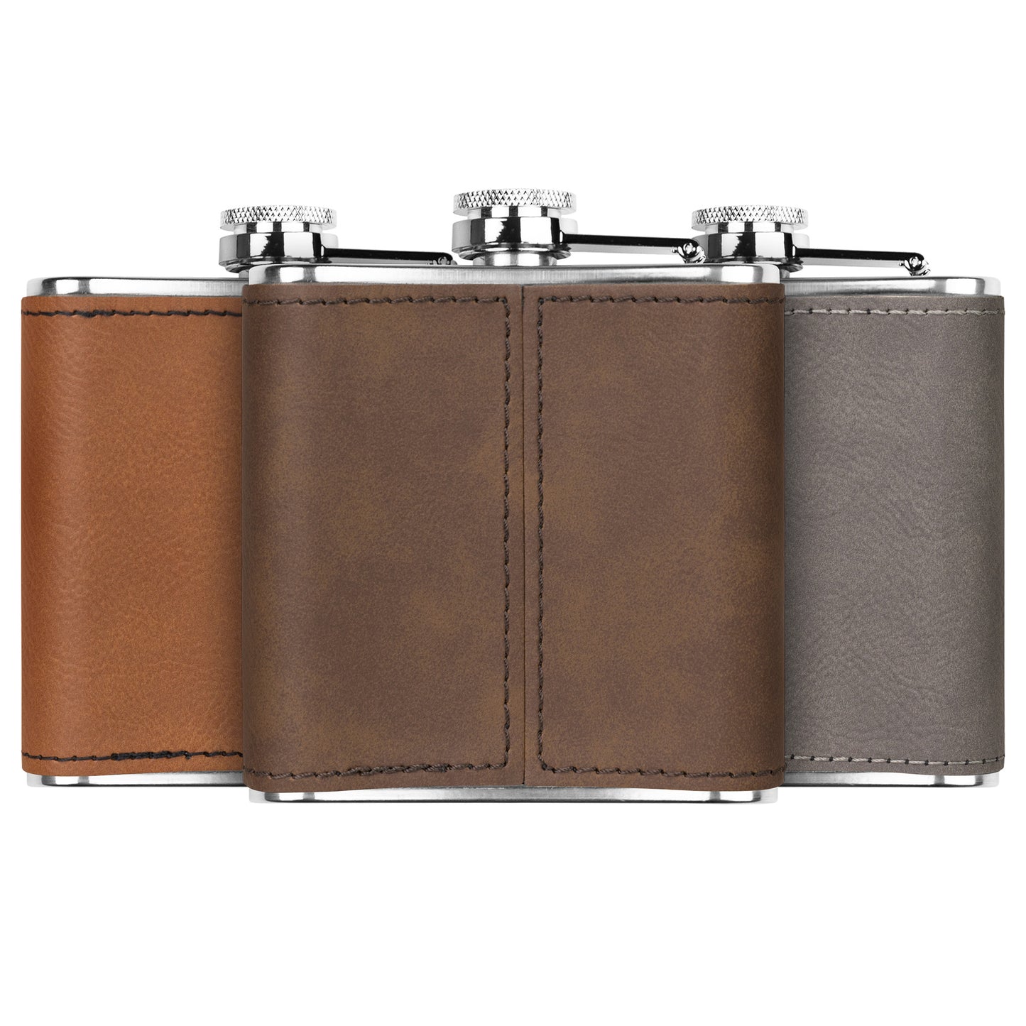 No Fears, No Fences, Nobody and No Reins Stainless Steel Flask