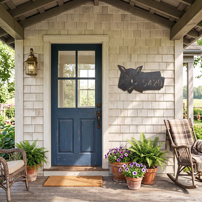 Personalized Owl Address Sign