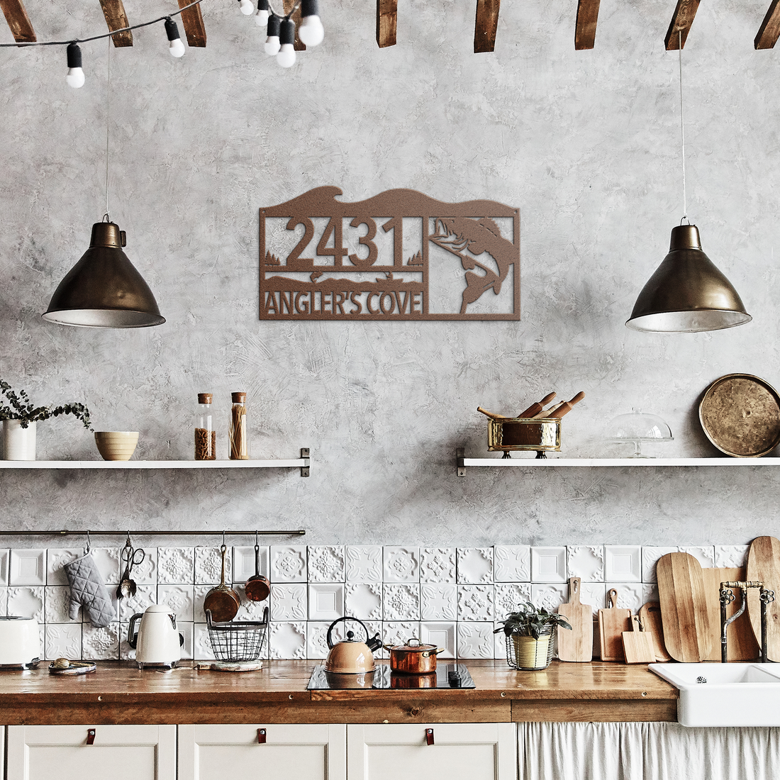 Personalized_Anglers_Cove_Metal_Address_Copper_Rustic_Kitchen_Mockup.png_15920128