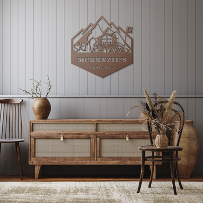 Personalized_Mountain_Cabin_Metal_Wall_A_Copper_Rustic_Hallway_Mockup.png