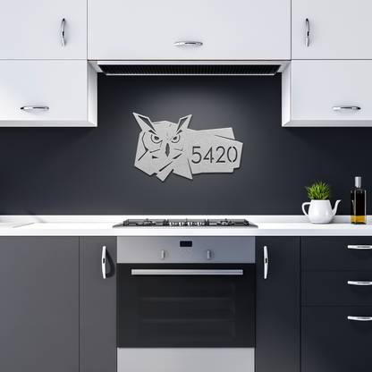 Personalized_Owl_Address_Sign_Silver_Dark_Kitchen_Mockup.png_16086269