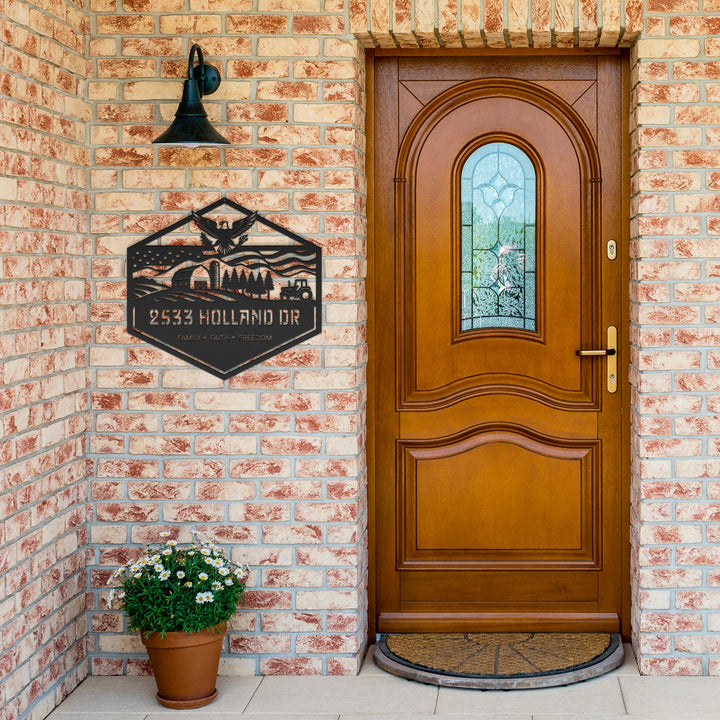 Personalized_Patriotic_Farm_Address_Sign_Black_Brick_Entrance_Mockup.png_15872201