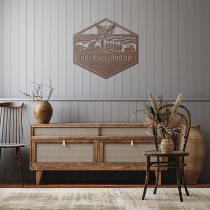 Personalized_Patriotic_Farm_Address_Sign_Copper_Rustic_Hallway_Mockup.png_15872210