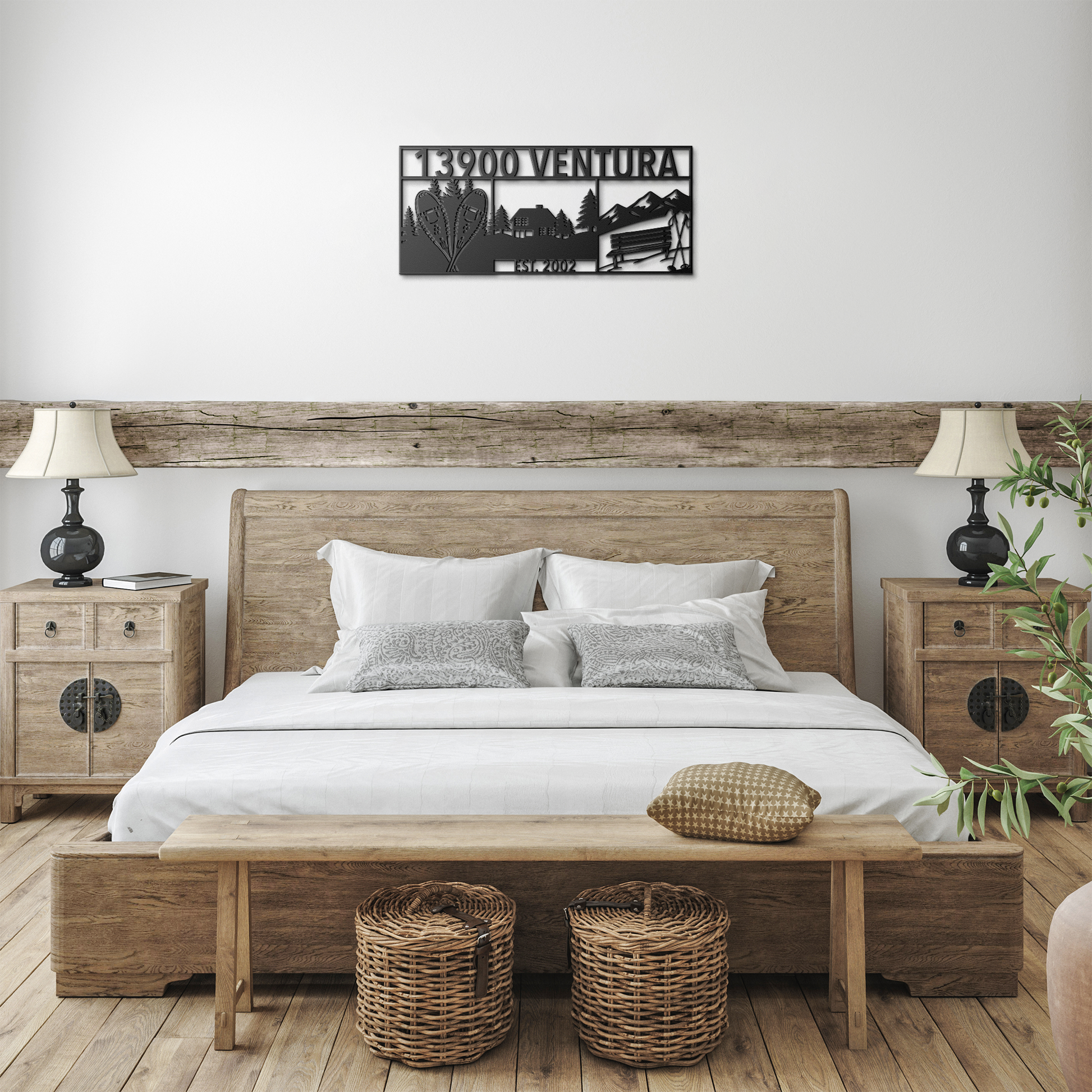 Personalized_Snowbound_Life_Address_Sign_Black_Farmhouse_Bedroom_Mockup.png