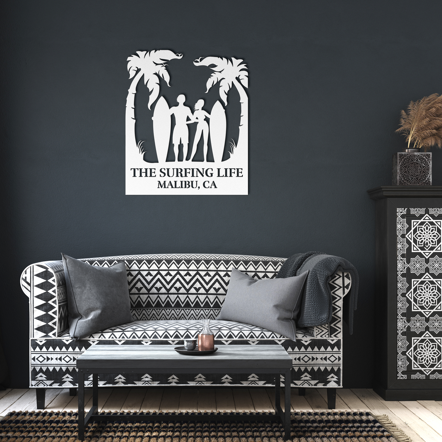 Personalized_Surfing_Couple_Metal_Wall_A_White_Dark_Living_Room_Mockup.png