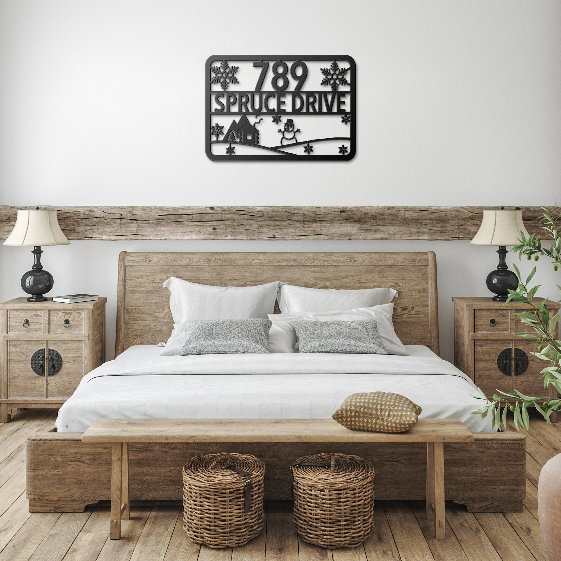 Personalized_Winter_Mountain_Address_Met_Black_Farmhouse_Bedroom_Mockup.png