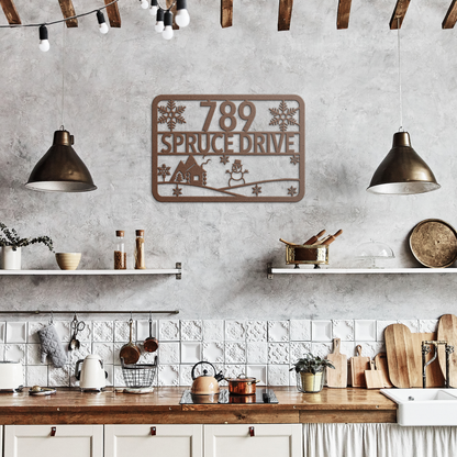Personalized_Winter_Mountain_Address_Met_Copper_Rustic_Kitchen_Mockup.png