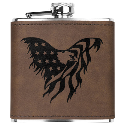 Proud USA Eagle Stainless Steel Flask