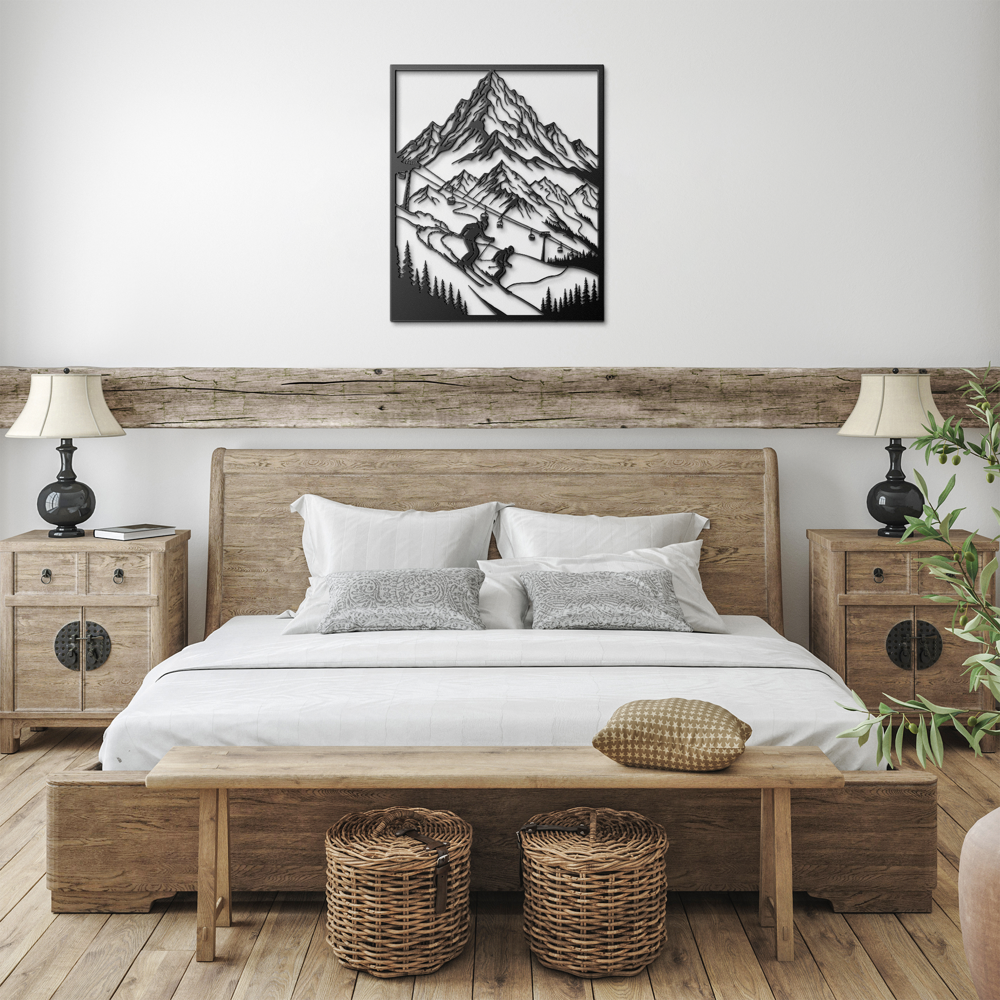 Ski_Adventure_Mountain_Scene_Metal_Wall__Black_Farmhouse_Bedroom_Mockup.png