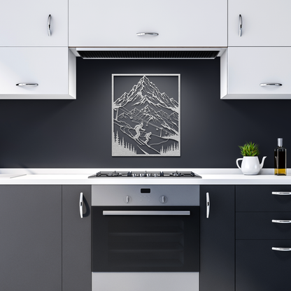Ski_Adventure_Mountain_Scene_Metal_Wall__Silver_Dark_Kitchen_Mockup.png