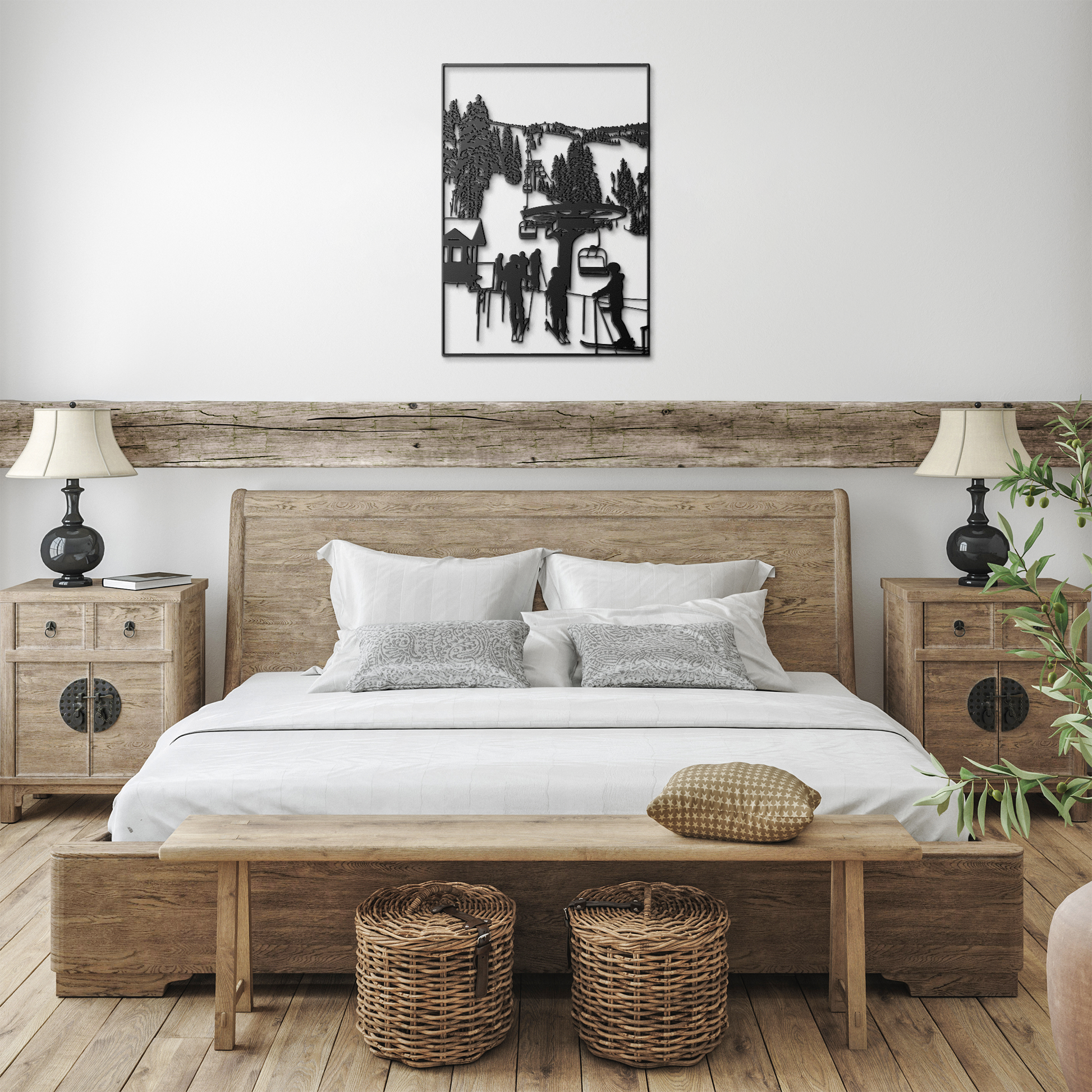 Ski_Lift_Line_Mountain_Scene_Metal_Wall__Black_Farmhouse_Bedroom_Mockup.png