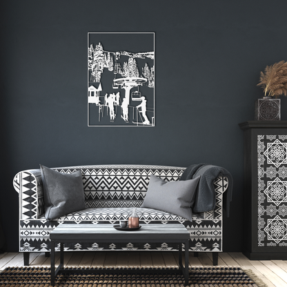Ski_Lift_Line_Mountain_Scene_Metal_Wall__White_Dark_Living_Room_Mockup.png