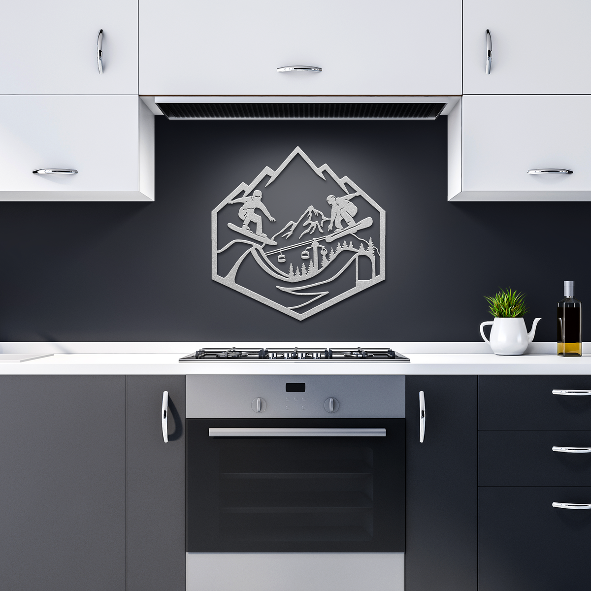 Snowboard_Jumpers_Metal_Wall_Art_Silver_Dark_Kitchen_Mockup.png