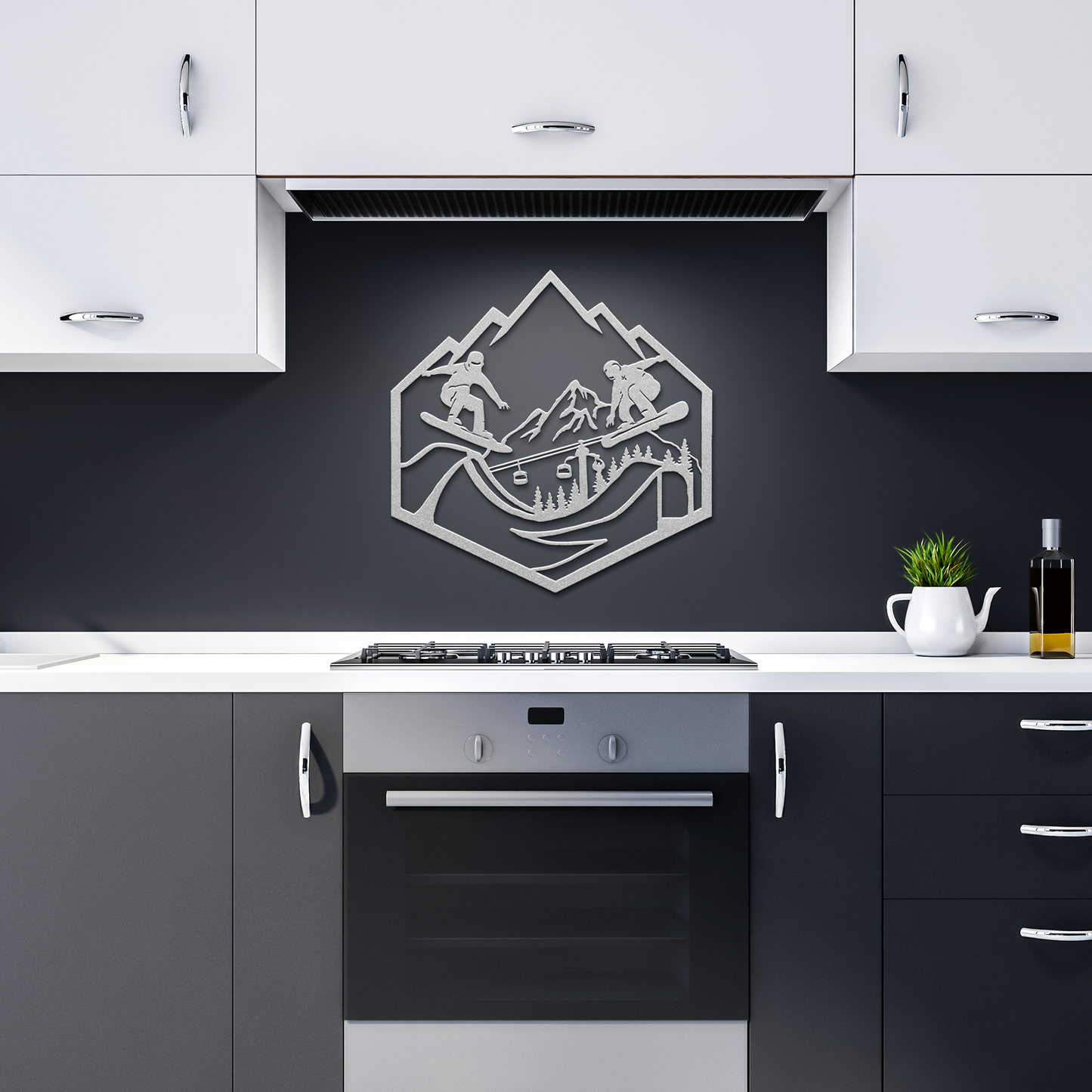 Snowboard_Jumpers_Metal_Wall_Art_Silver_Dark_Kitchen_Mockup.png