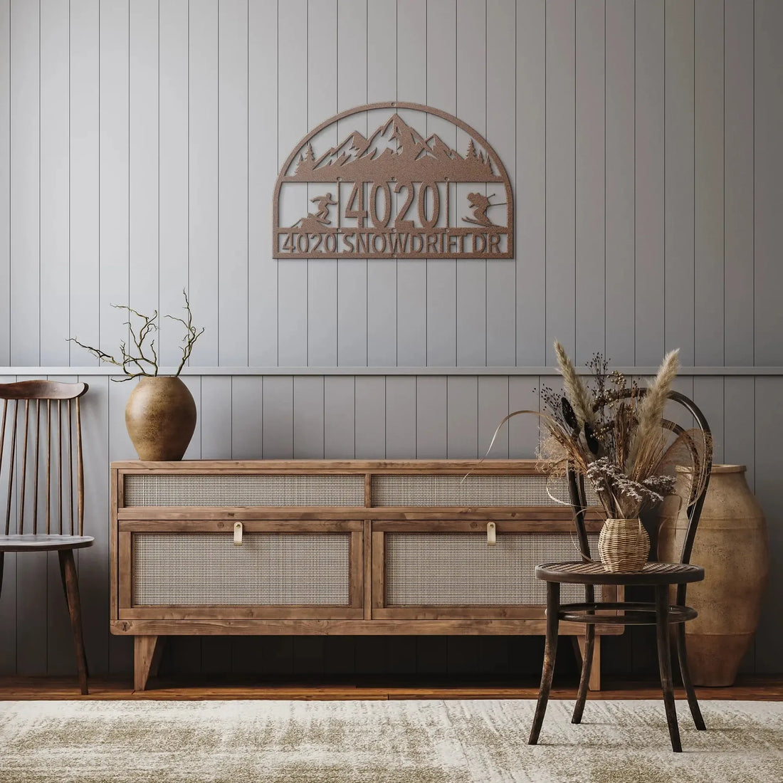 Snowy_Mountain_Arched_Custom_Address_Sig_Copper_Rustic_Hallway_Mockup_15387463