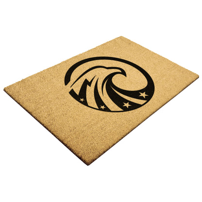 USA Eagle with Stars Coir Doormat