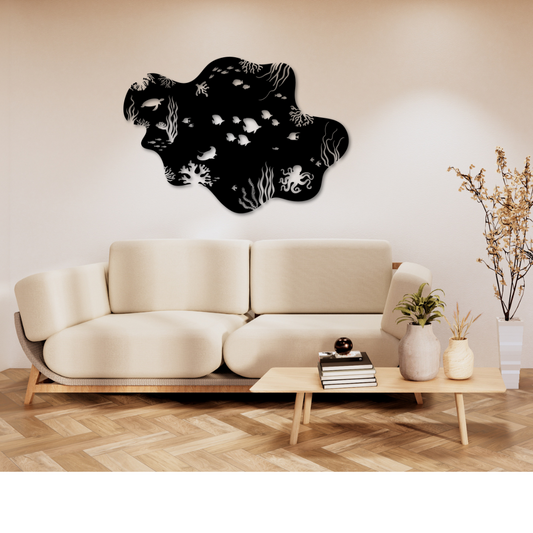 Underwater Sealife Metal Wall Art - Country Proud USA