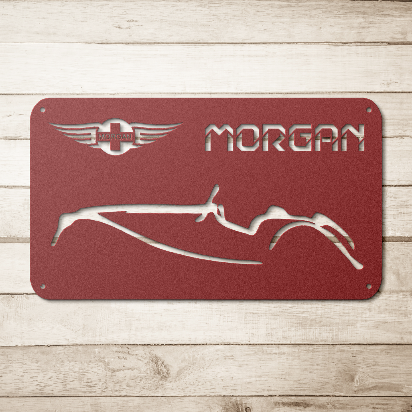 Vintage British Car Morgan Metal Art - Country Proud USA