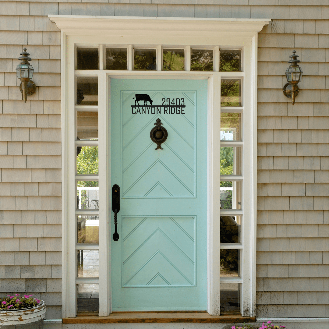 Personalized Address Sign