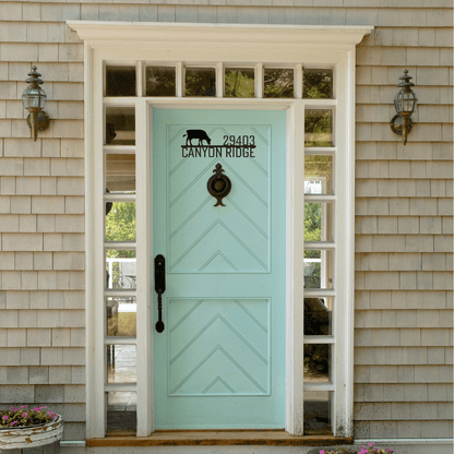 Personalized Address Sign