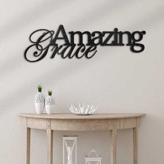 Amazing Grace Metal Wall Art Custom Home Decor
