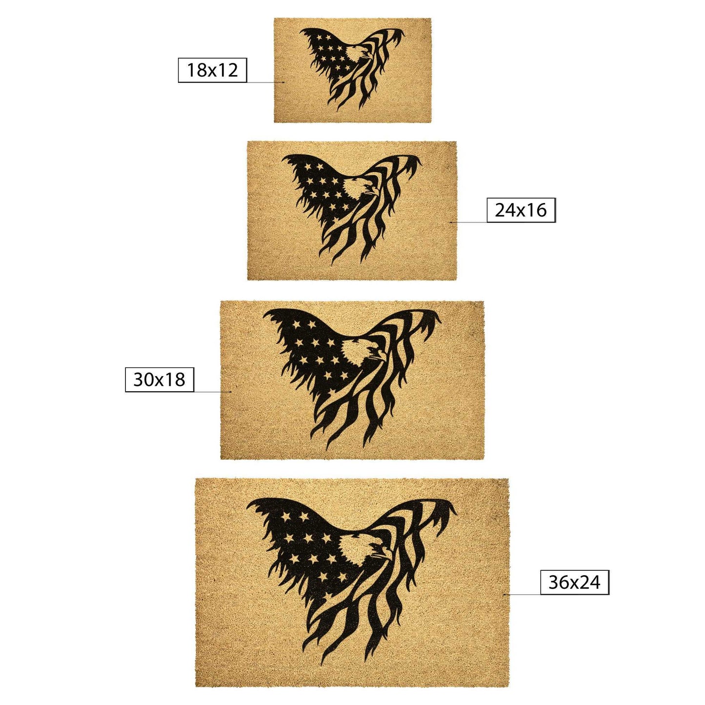 Patriotic Welcome Mat