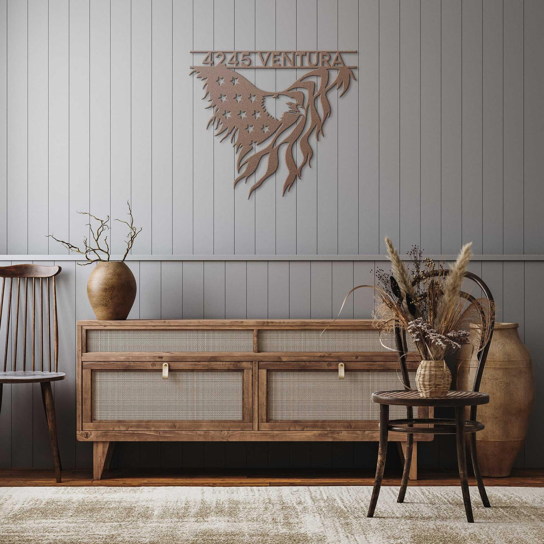 America Eagle & Flag