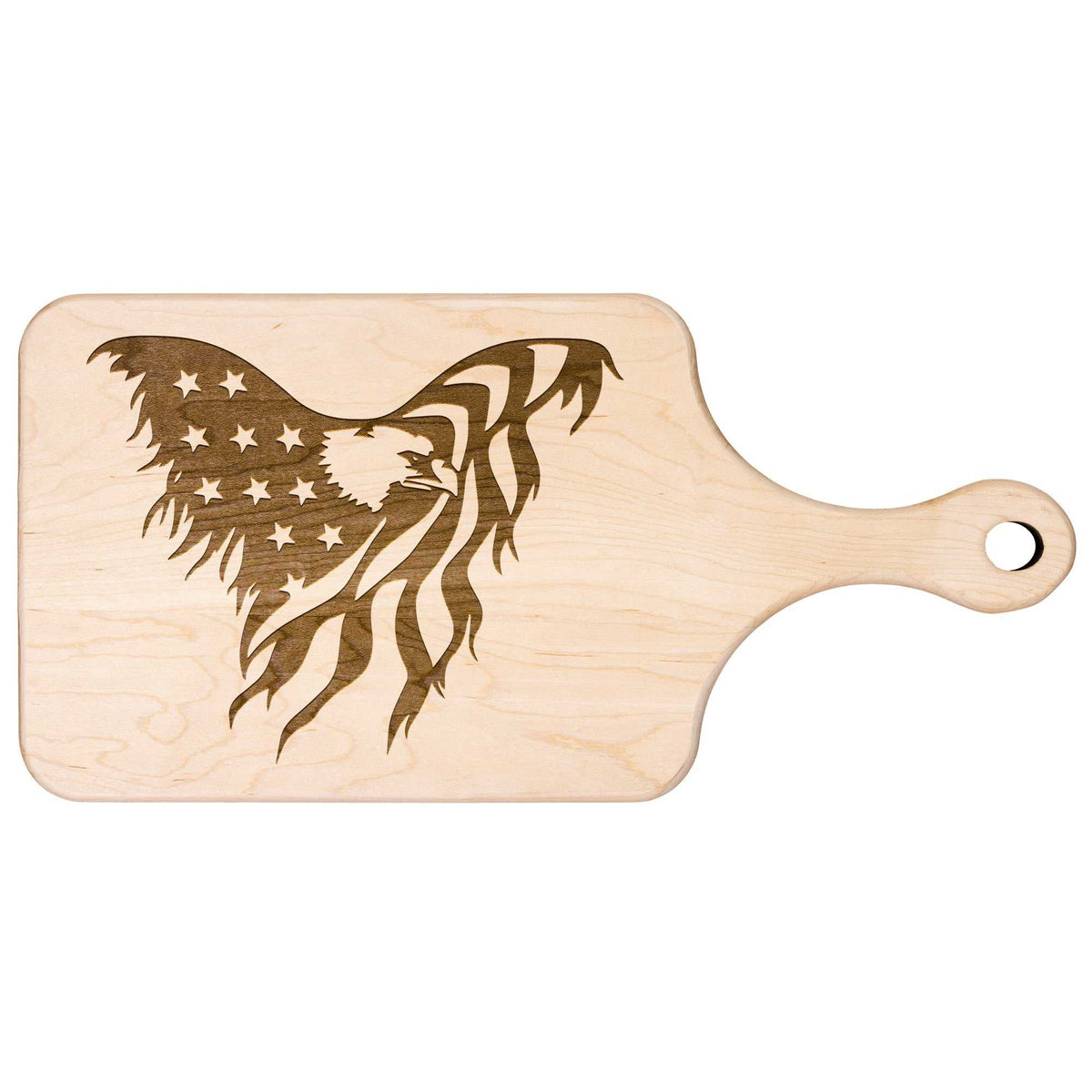 America Eagle Hardwood Paddle Cutting Board