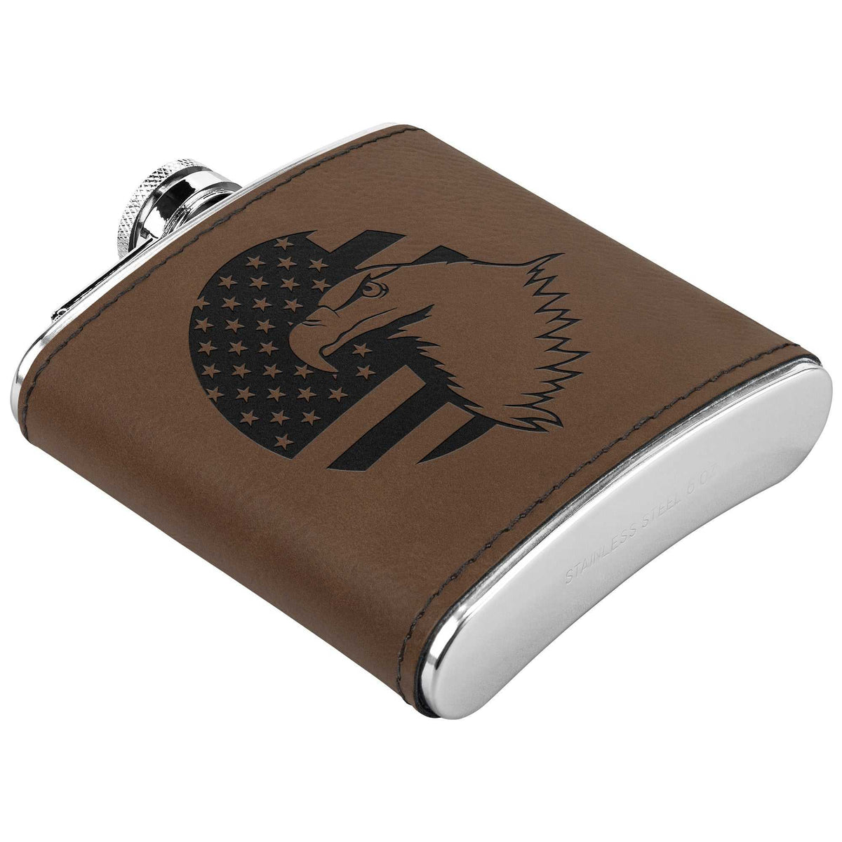 American Flag + Eagle Stainless Steel Flask